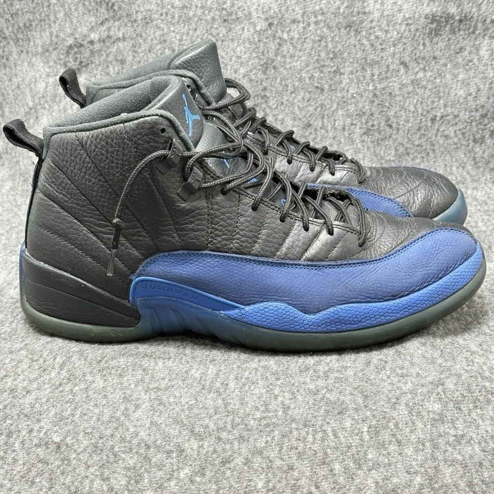 Air Jordan 12 Retro Game Royal Black Blue‎ Mens 11.5 130690-014 XII